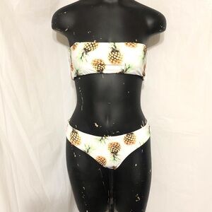 Zaful Two Piece Pineapple Print Swimsuit